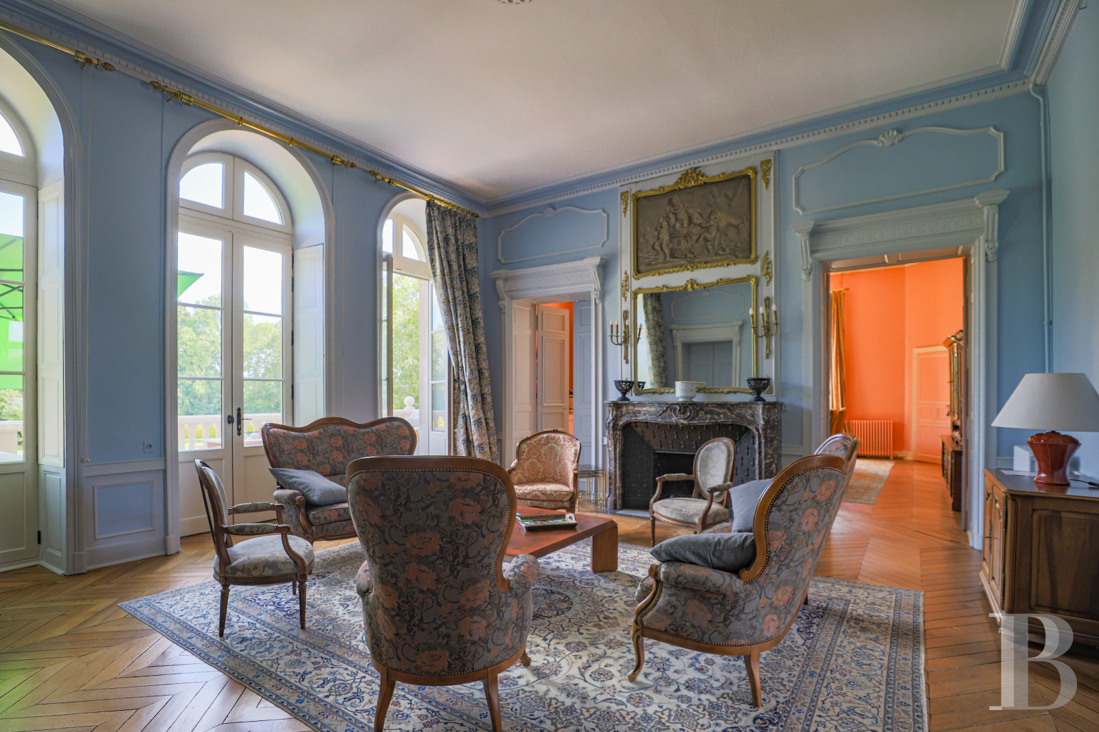 Dans la Sarthe, à l’est du Mans, un château du 19e siècle d’inspiration Renaissance dans son parc de onze hectares - photo  n°9